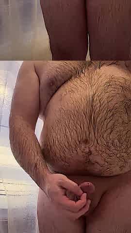 Solo shower enjoyment time