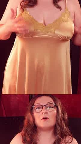 Satin Lingerie as Fetish... Hot MILF with Curvy Body - Try on Haul. Arya Grander