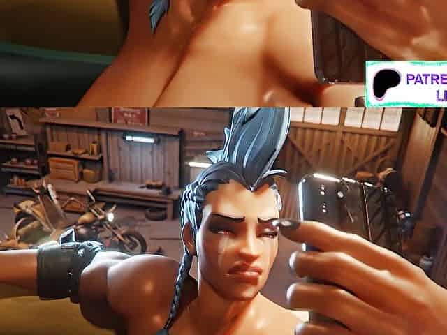 MEI HARD SCREWED IN THE GYM OVERWATCH FUTANARI ANIME STORY 60FPS