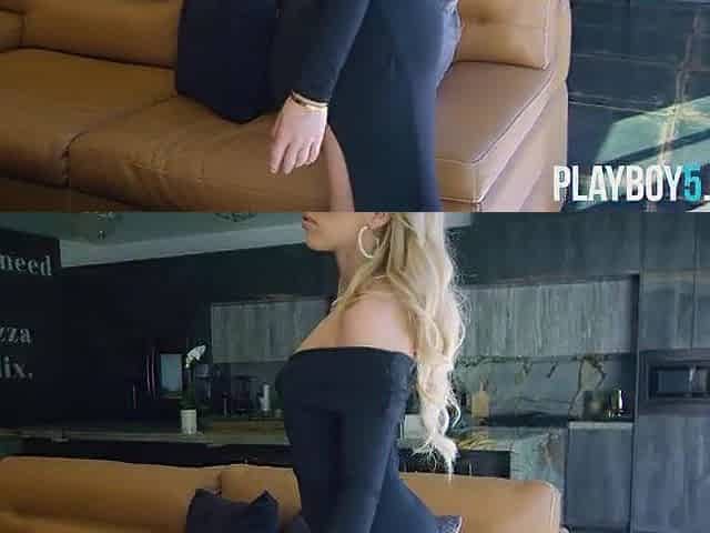 Teen chick Allie Nicole exposes excellent bubble ass for Playboy