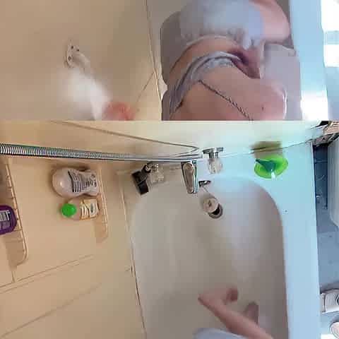 pov hana in shower time