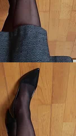 High Heels on Wooden Floor - Sharp Heel Clicks & Slow Walking Asmr