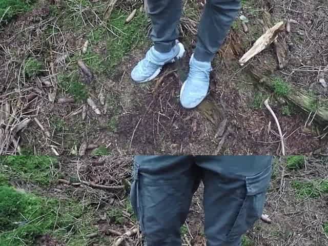 Omg! Horny Bare User Fuck in the Woods!