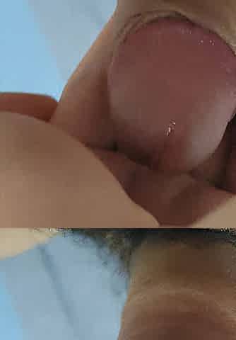 My little hand fondles my petite jock