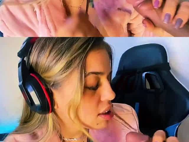 Busty Blonde IceGirlxx Lets Her Next Building Neighbor