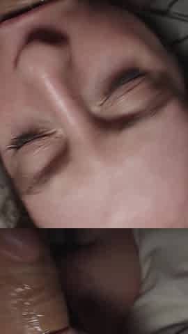 She Loves to Get Used by Big White Cock, No Mercy for Her Tight Pussy