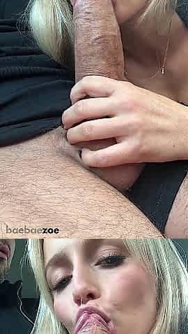 Why Are German Beauties So Lewd? Public Oral job In Car + Swallowing - baebaezoe