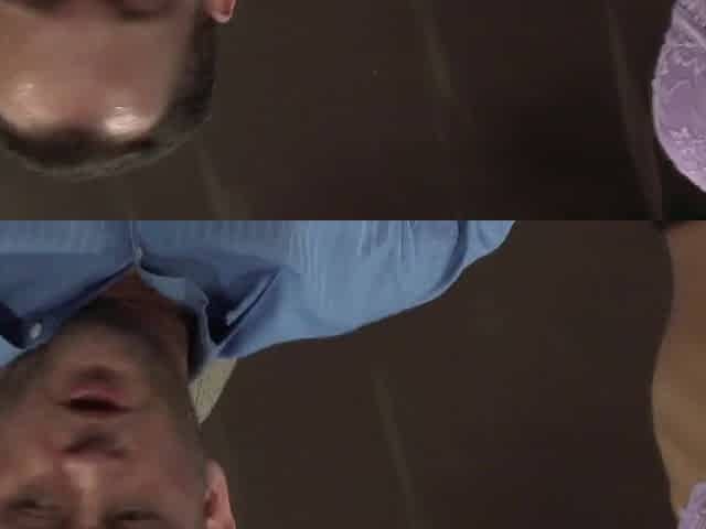 Vintage office sex with skinny girl