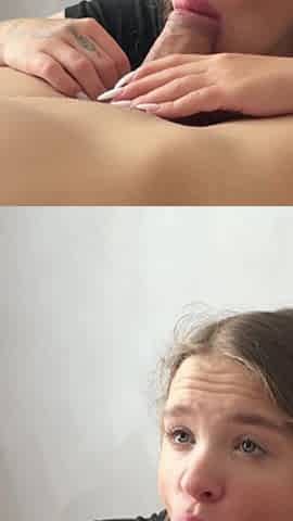18 Year Old Slut Perfectly Sucks Cock