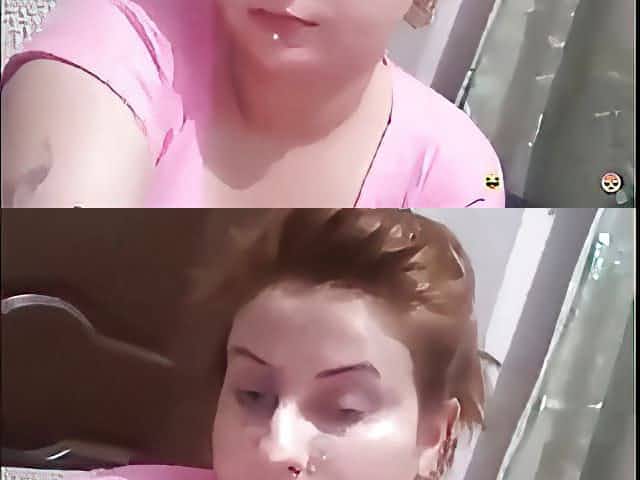 Desi Paki House wife FaceBook Live Big Boobs