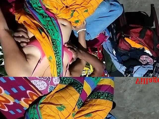 Homemade Boudi Chudai in Green Saree