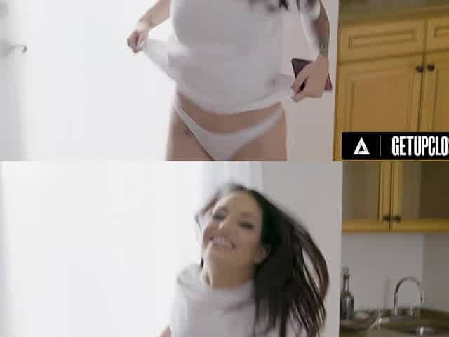 UP CLOSE - Naturally Stacked Angela White Has WILD FINGERING Passionate Real Sex With Hot Kissa Sins