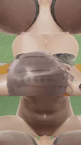 Fiona in Stockings 3D Hentai Animation - Piledriver Hardcore Sex on Table, Side Doggystyle Fuck with Close-up Pussy Views