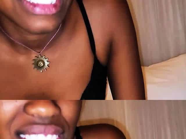 Ebony beauty loves riding a big and hard cock