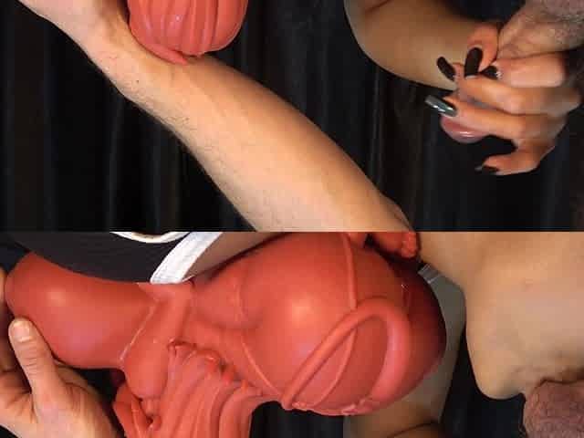 I Suck His Balls so Hard While He Enjoys Fucking That Succubus and I Eat the Cum