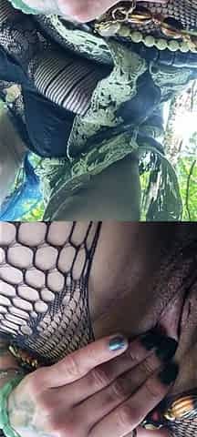 Goblingirly - Split Tongue and Creamy Pussy