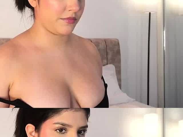 Chubby Brunette Big Boobs Dildo Masturbation