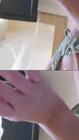 Fucking Balls Deep on a Dildo Sex Toy with Ass Spreading & Moaning Orgasms