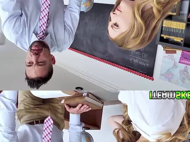 Deepthroat Blowjobs Her Teachers Rod - Karla Kush