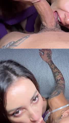 Italians Sluts Share and Ride Juicy Dick From Spanish Stud