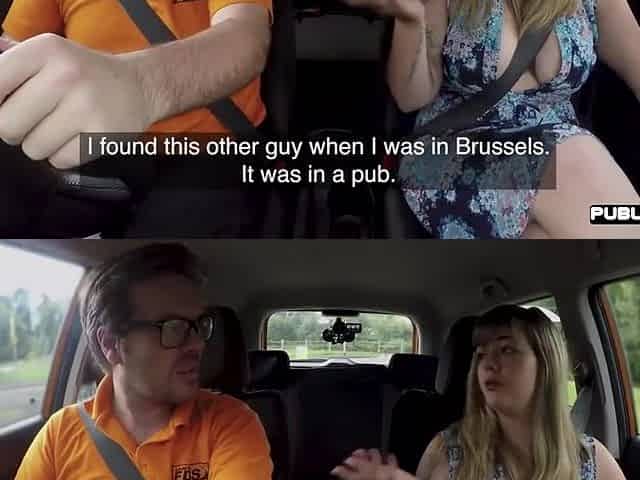 Milf Driver Pussy Fucked Hard By Instructor In Car Fuck