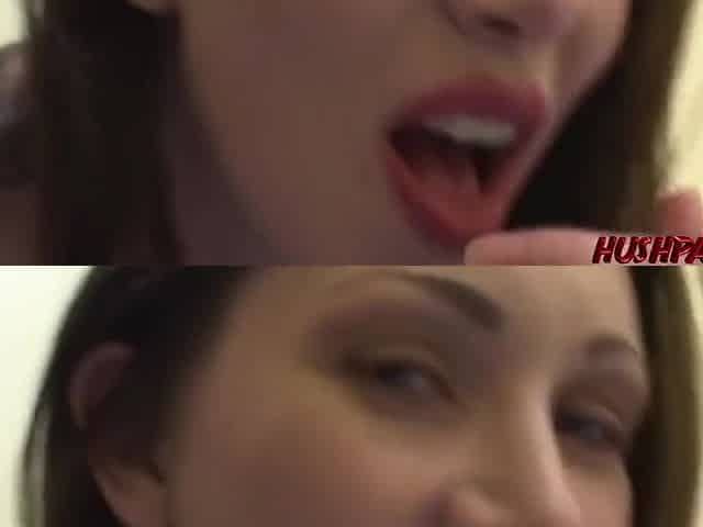 Busty Brunette Rays Big Ass Meets Big White Cock