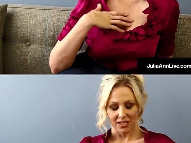 Bad Teacher mother I'd like to fuck Julia Ann Shows U POV Nasty Cunt Rubs!