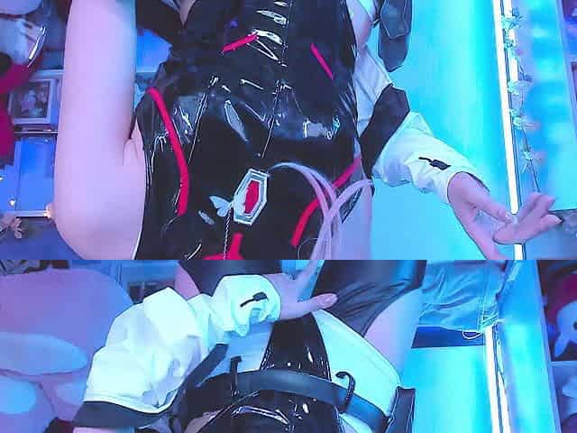 Lucy From Cyberpunk Groans And Cums Riding A Sex toy