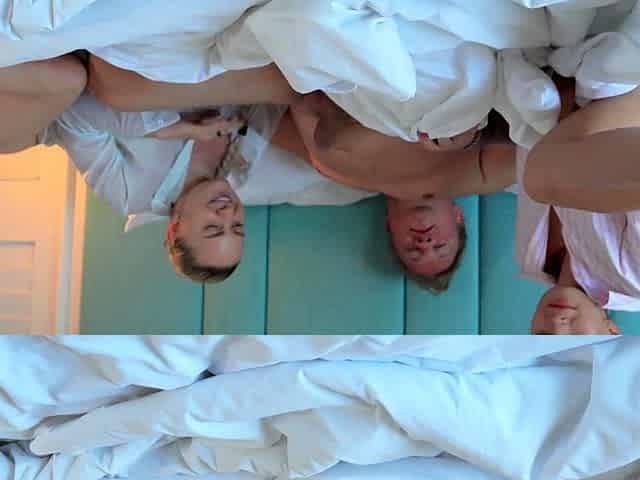 Bed Sharing Slut Daughters Anally Fucked By Their Perverted