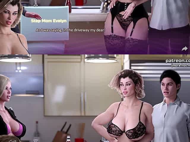 MILF Stepmom and Teen Stepsister Argue Whose Ass Is the Best! Old Vs Young - Apocalust V0.09 - Taboo Hentai Game - Part 19