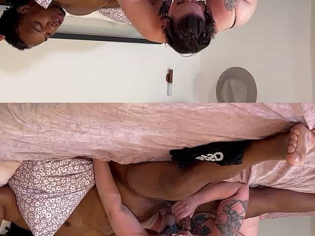 Dreads Way Punishes My White Pussy with BBC