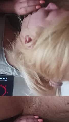Amateur Wife Sucking Big Cock Deepthroat Blowjob