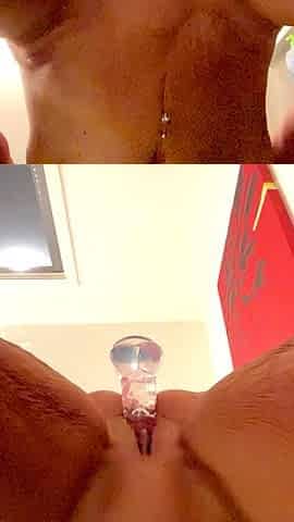 Beautiful Sonya having a horny solo toy masturbation