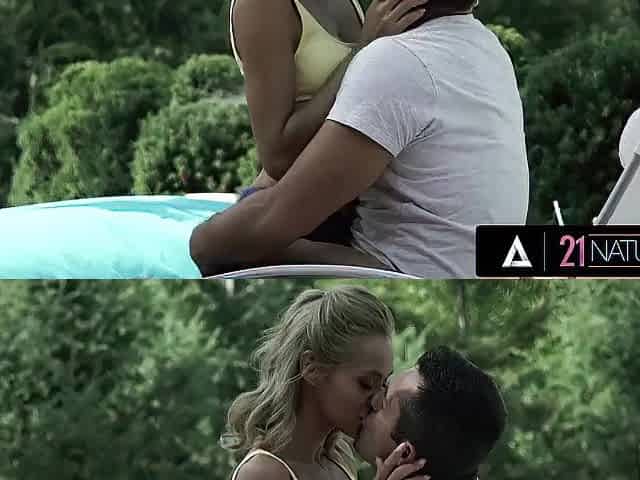 twenty one NATURALS - Golden-haired Lalin girl Veronica Leal Gets Her Constricted Butt Banged Outdoors