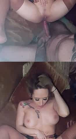Busty amateur MILF anal hardcore