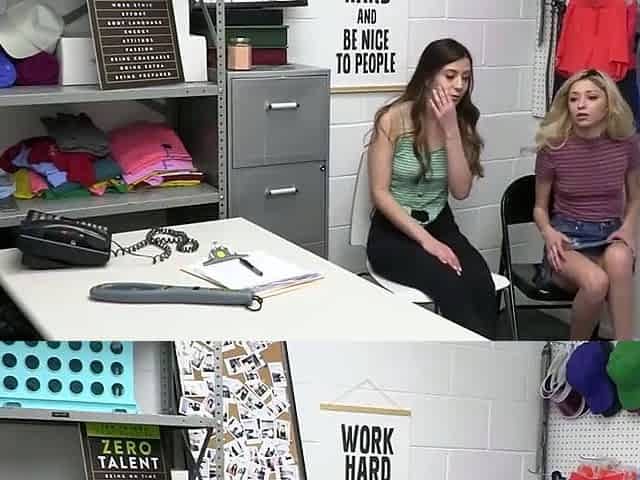 Hardcore roleplay interrogation of obedient blonde and