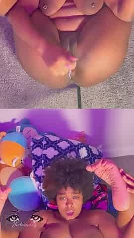 Squirt overspread Black is sucking her biggest bazookas