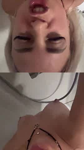 I'm a Dirty Little Blonde! I Play with My Pussy in the Bedroom and Moan Quietly so No One Can Hear How Much I Enjoy Myself!