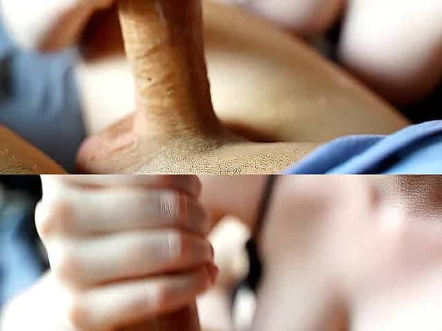 Seine erste Besamung**Lukas spritzt voll auf meinen Prallarsch,German Teen