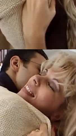 Blonde Horny Mature Is Satisfied Sucking a Hard Long Cock Before She Fucked
