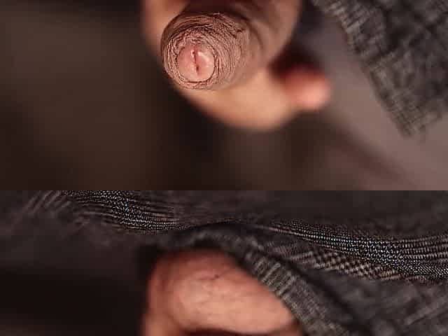 My wang growing, cumming close up