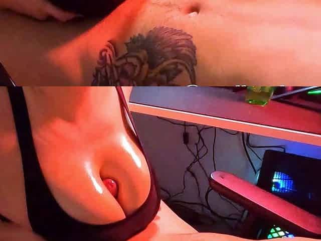 AFTER GAMING TITTY FUCK WITH MY HOT MILF