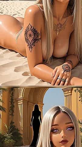 This Seductive Brazilian Beauty with Platinum Violet Hair Will Shock You
