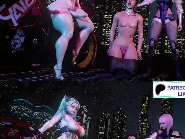 FUTA REBECCA DOMINATE NICE HUNK CYBERPUNK ANIME