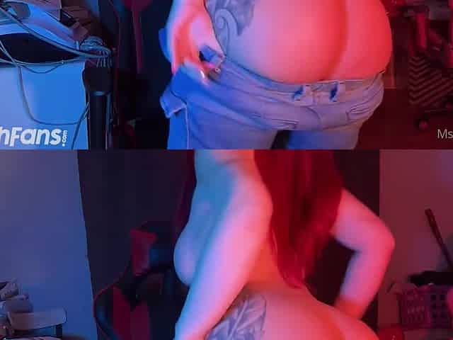 Mstriggahappy Spreading Her Fat Booty Cheeks And Flash Nude