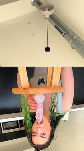 Bailey Eilish Bounces On Transparent Dildo Onlyfans Video