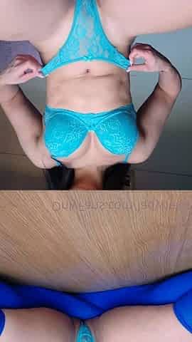Brunette amateur homemade webcam ass
