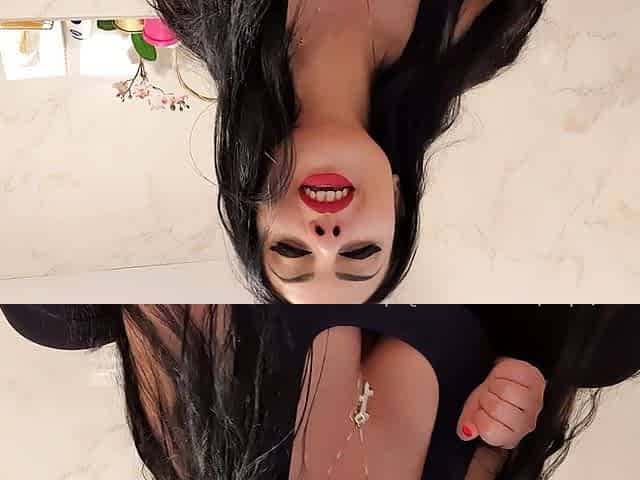 British brunette Paige with big boobs