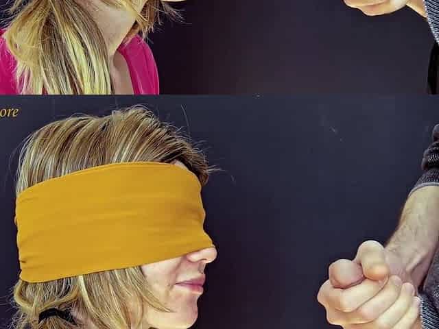 Stupid Russian slut doesn't know she is tricked into dick sucking