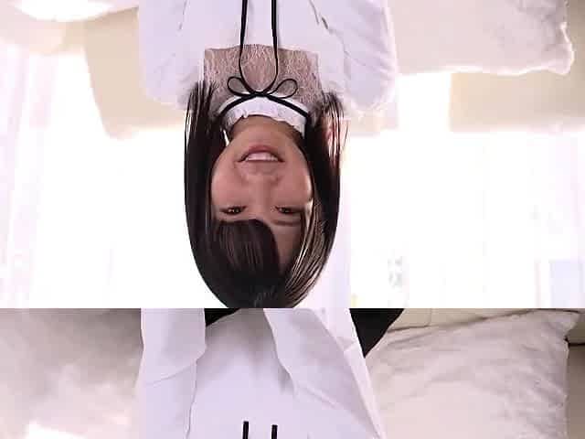 Asian taco teen finger massage herself
